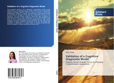 Bookcover of Validation of a Cognitive Diagnostic Model