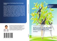 Copertina di Performance of the Bombay Stock Exchange Limited