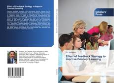 Copertina di Effect of Feedback Strategy to Improve Concept Learning