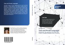Capa do livro de Time and Private Languages 