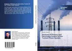 Buchcover von Analysis of Primary and Secondary Control of the Turkish Power System