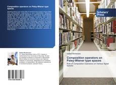 Portada del libro de Composition operators on Paley-Wiener type spaces
