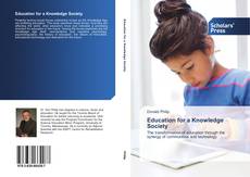 Capa do livro de Education for a Knowledge Society 