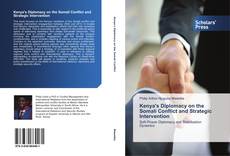 Capa do livro de Kenya's Diplomacy on the Somali Conflict and Strategic Intervention 
