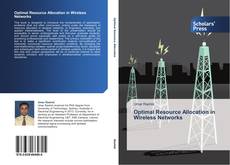 Capa do livro de Optimal Resource Allocation in Wireless Networks 