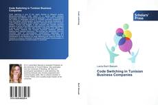 Capa do livro de Code Switching in Tunisian Business Companies 