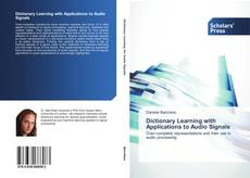 Buchcover von Dictionary Learning with Applications to Audio Signals