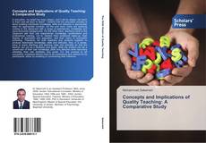 Buchcover von Concepts and Implications of Quality Teaching: A Comparative Study