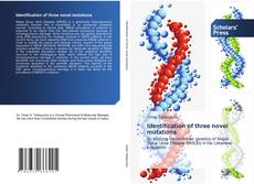 Bookcover of Identification of three novel mutations
