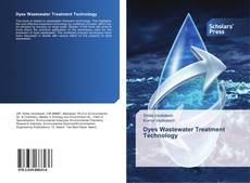 Buchcover von Dyes Wastewater Treatment Technology