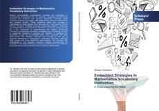 Copertina di Embedded Strategies In Mathematics Vocabulary Instruction