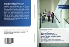 Couverture de Human Resource Management: Issues Confronting Indian Higher Education