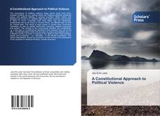 A Constitutional Approach to Political Violence kitap kapağı