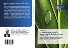 A Comparative Study of Students with Different Native Languages kitap kapağı