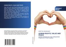 Copertina di HUMAN RIGHTS, VALUE AND PEACE