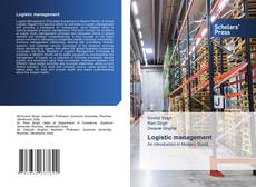 Bookcover of Logistic management