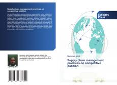 Capa do livro de Supply chain management practices on competitive position 