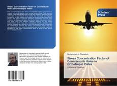 Portada del libro de Stress Concentration Factor of Countersunk Holes in Orthotropic Plates