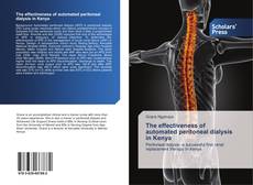 Buchcover von The effectiveness of automated peritoneal dialysis in Kenya