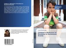 Children's Attribution of Emotions to Sociomoral Events kitap kapağı