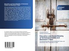 Capa do livro de Education and Social Mobility of Scheduled Castes and Backward Tribes 