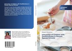 Copertina di Interaction of Children with Deafblindness in Kenyan Special Schools