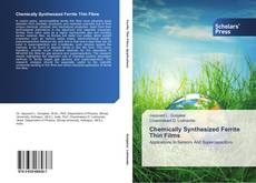 Capa do livro de Chemically Synthesized Ferrite Thin Films 