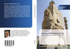 Buchcover von History of Restoration in Iran