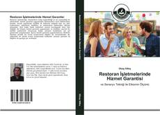 Bookcover of Restoran İşletmelerinde Hizmet Garantisi
