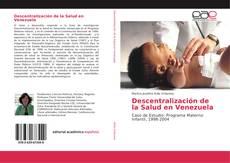 Portada del libro de Descentralización de la Salud en Venezuela
