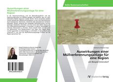Buchcover von Auswirkungen einer Müllverbrennungsanlage für eine Region