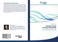 Copertina di Female Social Entrepreneurship
