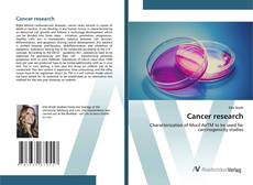 Cancer research kitap kapağı