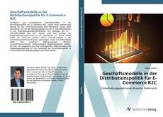Geschäftsmodelle in der Distributionspolitik für E-Commerce B2C的封面