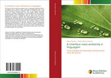 Buchcover von A interface meio ambiente e linguagem