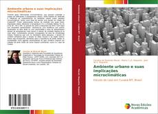 Capa do livro de Ambiente urbano e suas implicações microclimáticas 