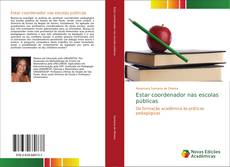 Capa do livro de Estar coordenador nas escolas públicas 