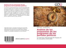 Buchcover von Análisis de las propuestas de los programas de los partidos políticos