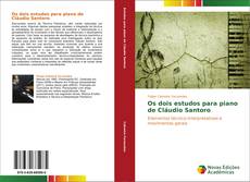Capa do livro de Os dois estudos para piano de Cláudio Santoro 
