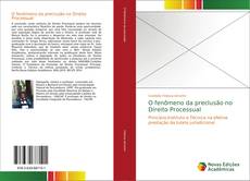 Buchcover von O fenômeno da preclusão no Direito Processual