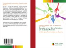 Copertina di Considerações Gerontológicas em Diabetes Mellitus