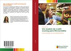 Buchcover von Um modelo de credit scoring para Microcrédito