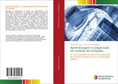Aprendizagem e cooperação em setores de licitações kitap kapağı
