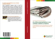 Capa do livro de A critica jornalística e os crimes contra a honra 