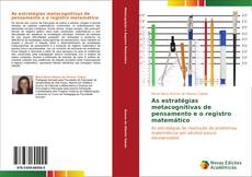Buchcover von As estratégias metacognitivas de pensamento e o registro matemático