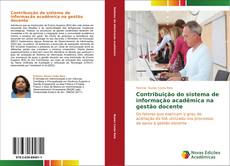 Bookcover of Contribuição do sistema de informação acadêmica na gestão docente