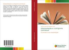 Buchcover von Interpretação e o dirigismo contratual