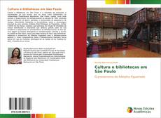 Capa do livro de Cultura e bibliotecas em São Paulo 