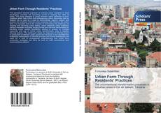 Urban Form Through Residents’ Practices kitap kapağı