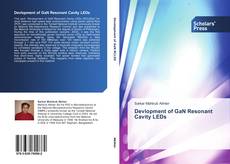 Capa do livro de Devlopment of GaN Resonant Cavity LEDs 